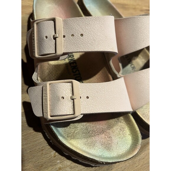 Women's Shoes Birkenstock ARIZONA VEGAN Slide Sandals 38 OMBRE Rainbow Pink 7 - Picture 3 of 8